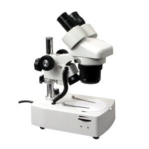 20X-40X-80X Dual-Illumination Binocular Stereo Microscope