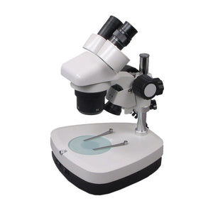 Binocular Stereo Microscope 5X-10X-15X-20X-30X-60X Dual Lights
