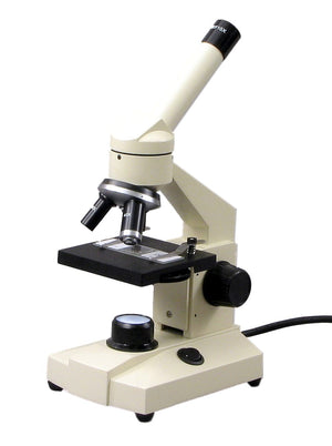 Open Box 40X-400X Monocular Compound Microscope with Tungsten Light