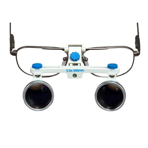 3X 340mm WD Binocular Eyeglass Loupes with Alloy Frame