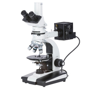 OMAX 50X-787.5X Trinocular Ore Petrographic Polarizing Microscope with Bertrand Lens and Round Stage