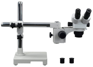 Boom Stand Binocular Zoom Stereo Microscope 5x~80x