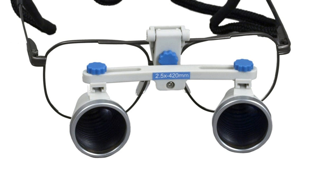 2 5x 420mm Wd Binocular Eyeglass Loupes With Alloy Frame Omax