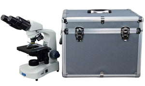 2000X Compound LED Siedentopf Microscope+Aluminum Carrying Case