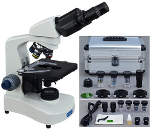 40X-2000X Phase Contrast Binocular Compound LED Siedentopf Microscope
