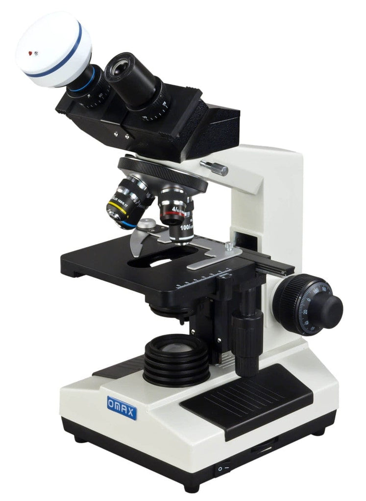OMAX M827 Series Phase Contrast Binocular Compound Microscope 40X1000