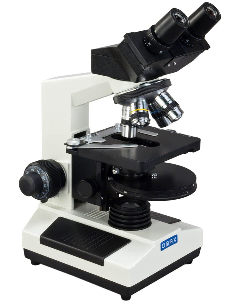OMAX M827 Series Phase Contrast Binocular Compound Microscope 40X2000
