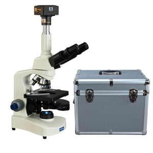 40X-2000X M8311 Series Trinocular Phase-Contrast Microscope with Plan Optics + 18MP USB 3.0 Digital Camera