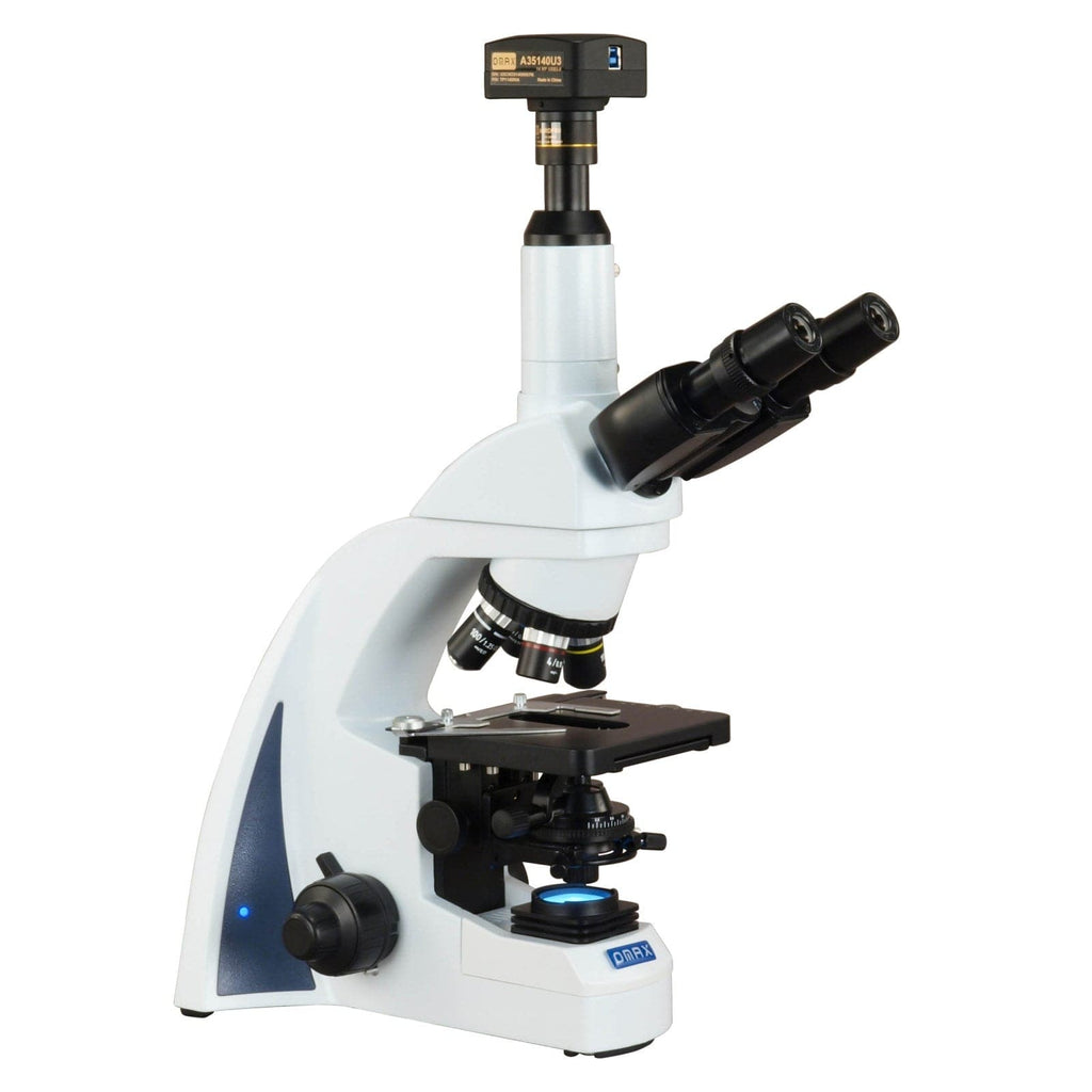 40X-2500X M8333 Series Trinocular Lab Microscope w/ LED