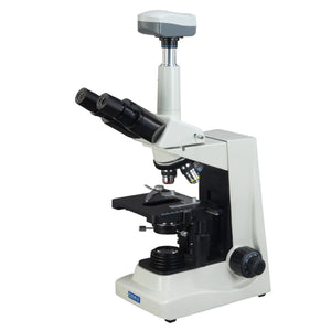 40X-1600X Darkfield Compound Siedentopf Microscope with 5MP USB Camera