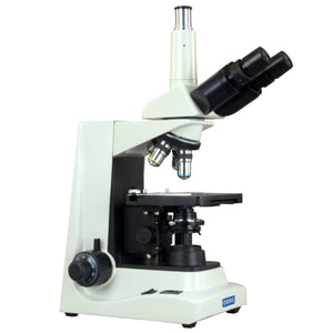 40X-1000X Advanced Trinocular Compound Microscope with LED Light