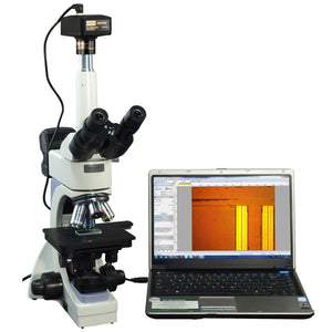 OMAX 40X-2000X Infinity Trinocular Metallurgical Microscope+Transmitted/Reflected Light+14MP Camera
