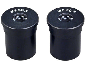 A pair of WF20X Widefield Microscope Optical Eyepiece 23.2mm