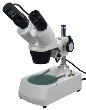 OMAX 20X-40X Dual Lights Student Stereo Microscope with USB Camera
