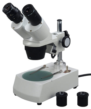 OMAX Student Stereo Microscope 20x-40x-80x Dual Lights