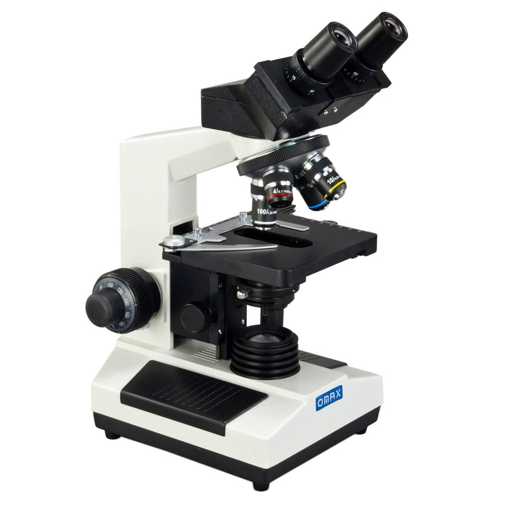 OMAX XM827 Series Binocular Compound Microscope 40X-1600X