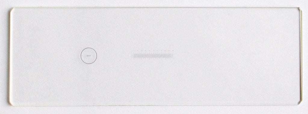 Lame De Calibration Microscope – Micromètre 0.01mm/0.001 Pouce – 25.4 Mm – Verre Optique – Neuf