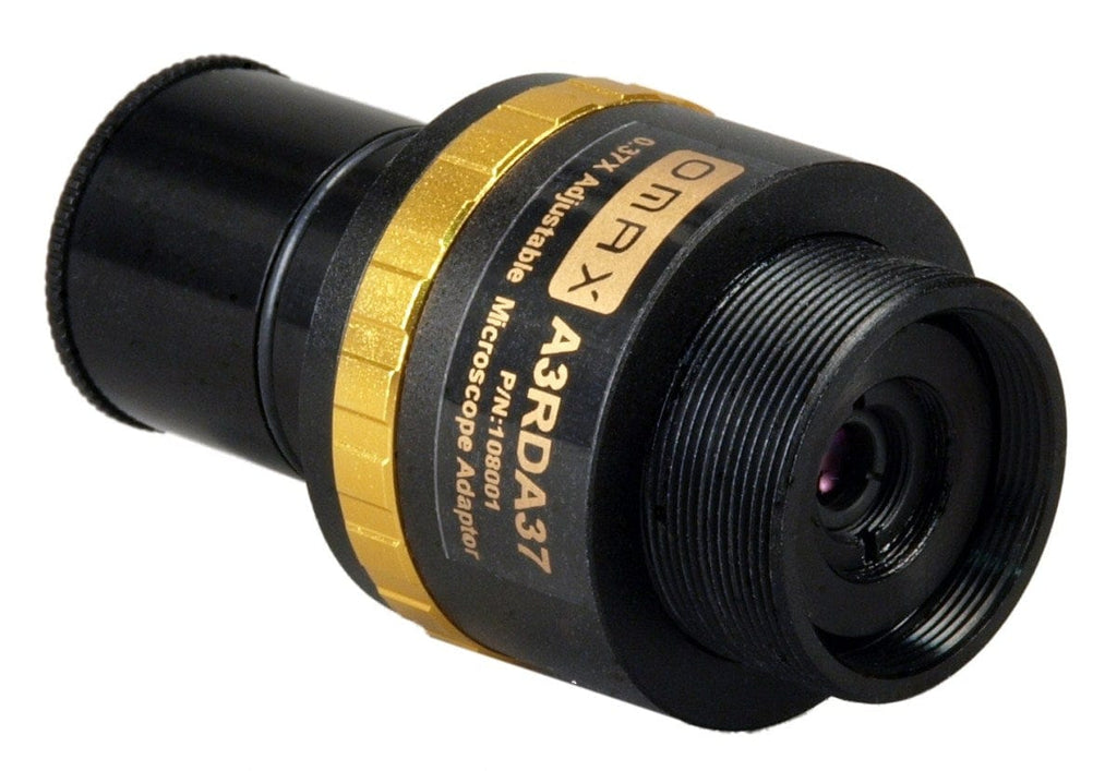 0.37X Adjustable Reduction Lens for Microscope Camera Omax
