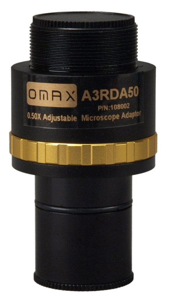 0.5X Adjustable Reduction Lens for Microscope Camera Omax
