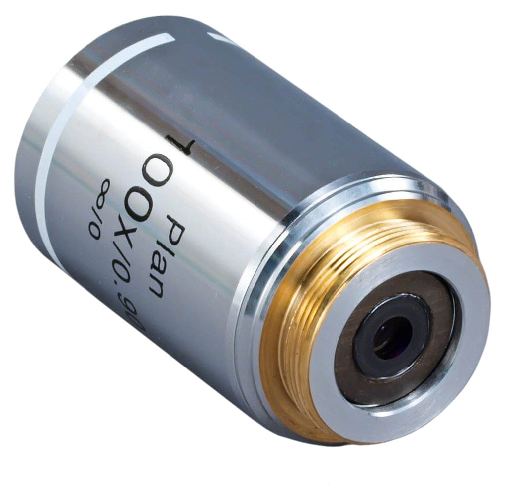 4X 10X 20X 40X 60X 100X Microscopio Di Alta Qualà Obiettivo Obiettivo Acromatico Laboratorio Microscopio Biologico Parti - Foto 2