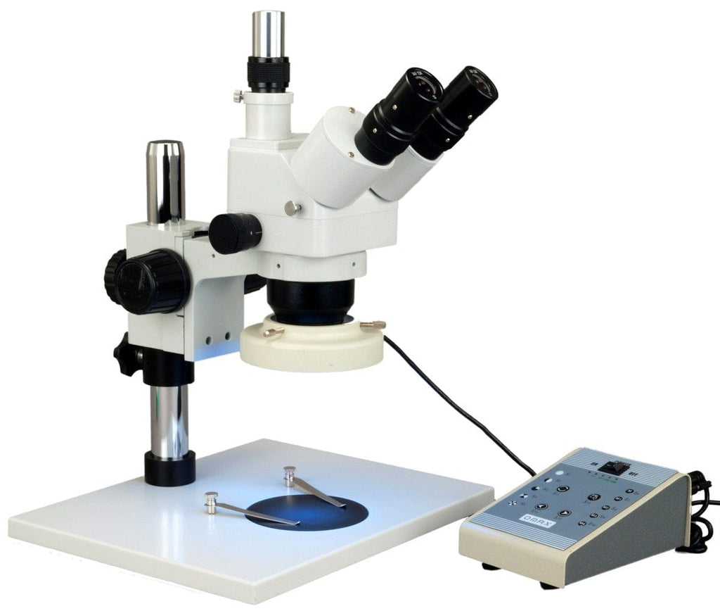 AmScope SM-7 Series Articulating Zoom Trinocular Stereo Microscope 7X
