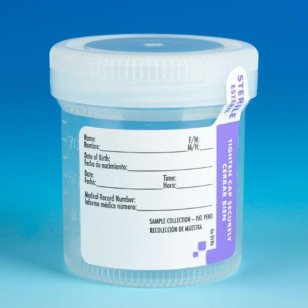 90mL Screw Cap Containers Globe Scientific 90mL Tite-Rite Containers ...