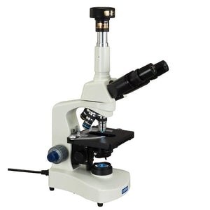 40X-400X M8311 Series Trinocular Lab Compound Microscope for Soil Studies + 2MP USB 2.0 Digital Camera
