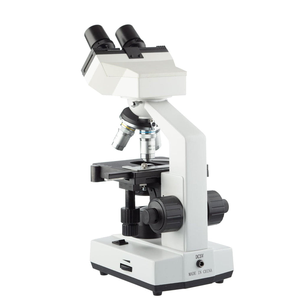Omax Compound Microscope OMAX M82BE Series Binocular Biological Compound Microscope, 40X-2000X ...