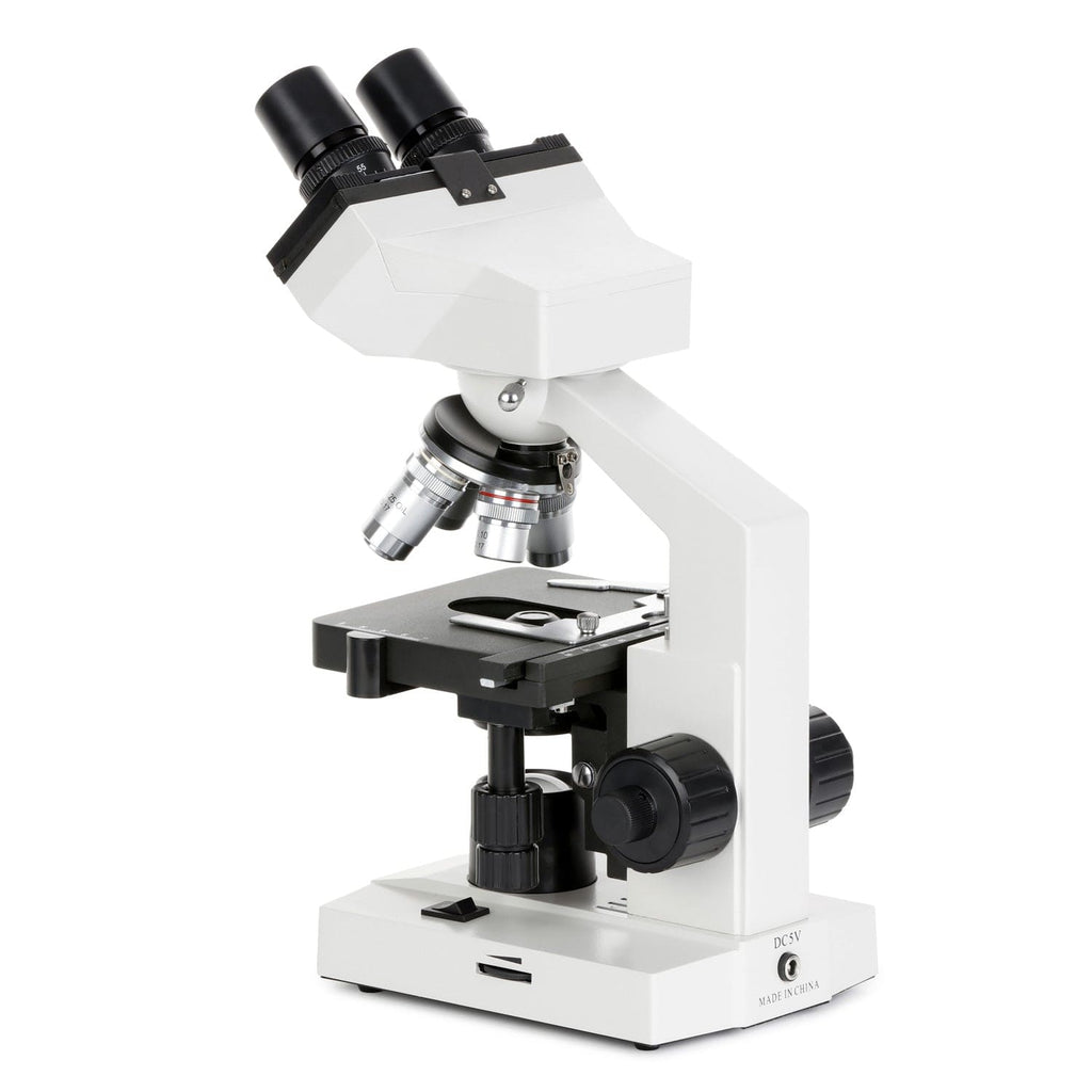 OMAX M82E Series LED Lab Biological Binocular Compound Microscope 40X ...