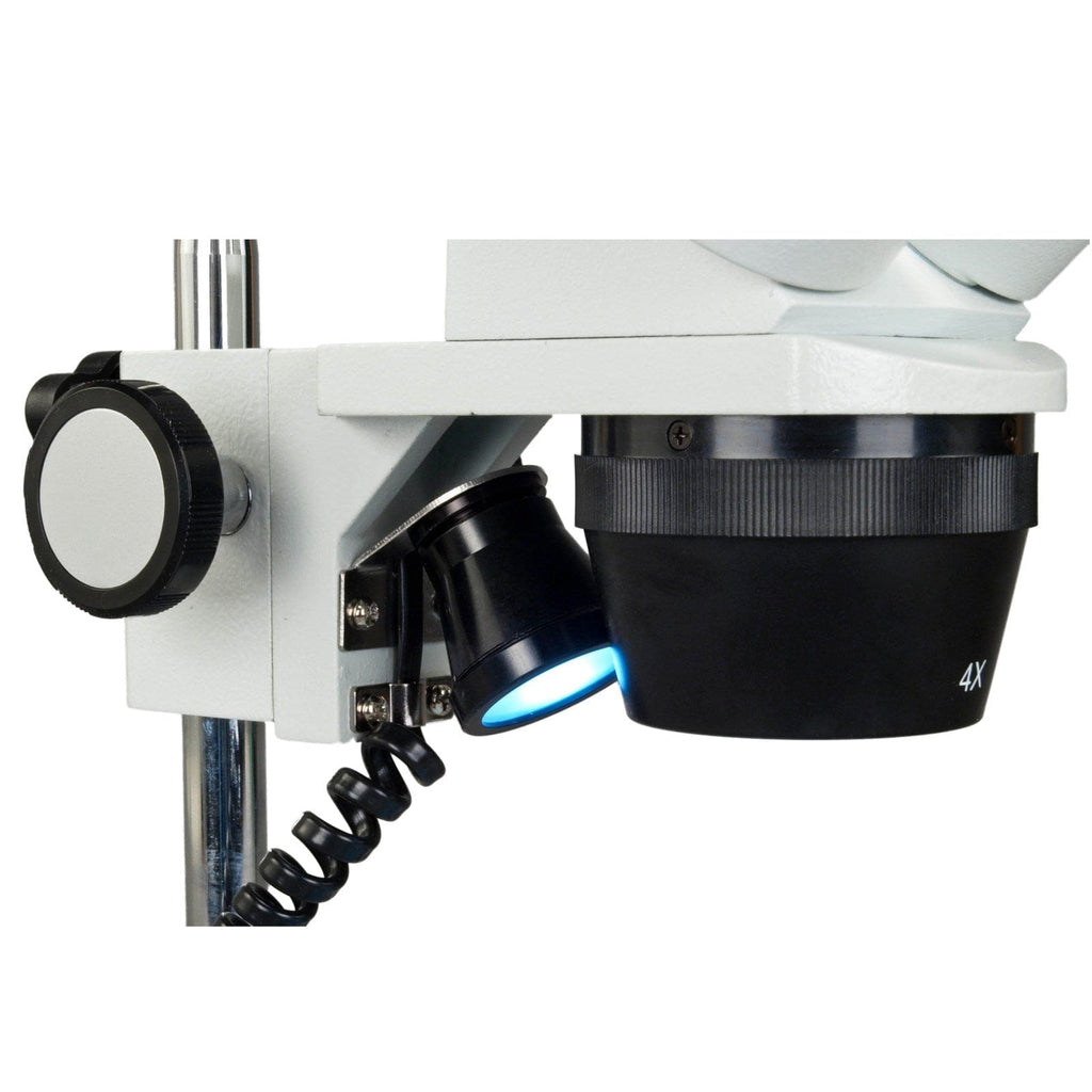 Omax Microscope Led Replacement OMAX 20X-40X Cordless Dual LED Lights Binocular Stereo Microscope with ...
