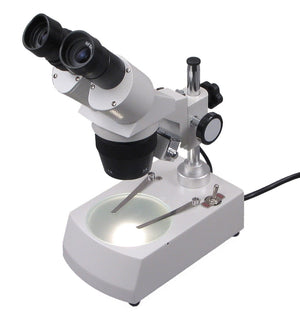 OMAX 10X-20X-30X-60X Student Binocular Stereo Microscope with Dual Lights