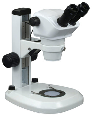 Open Box Binocular 8x~50x Zoom Stereo Microscope w/ Dual LED Matrix Light
