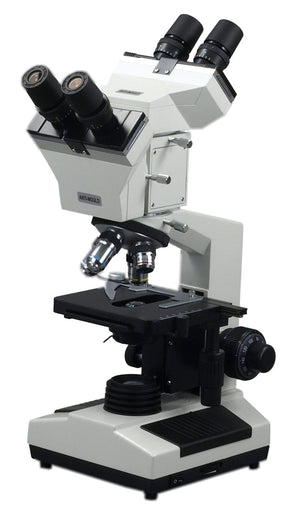 Open Box Double Binocular Head Compound Microscope 40x~1000x