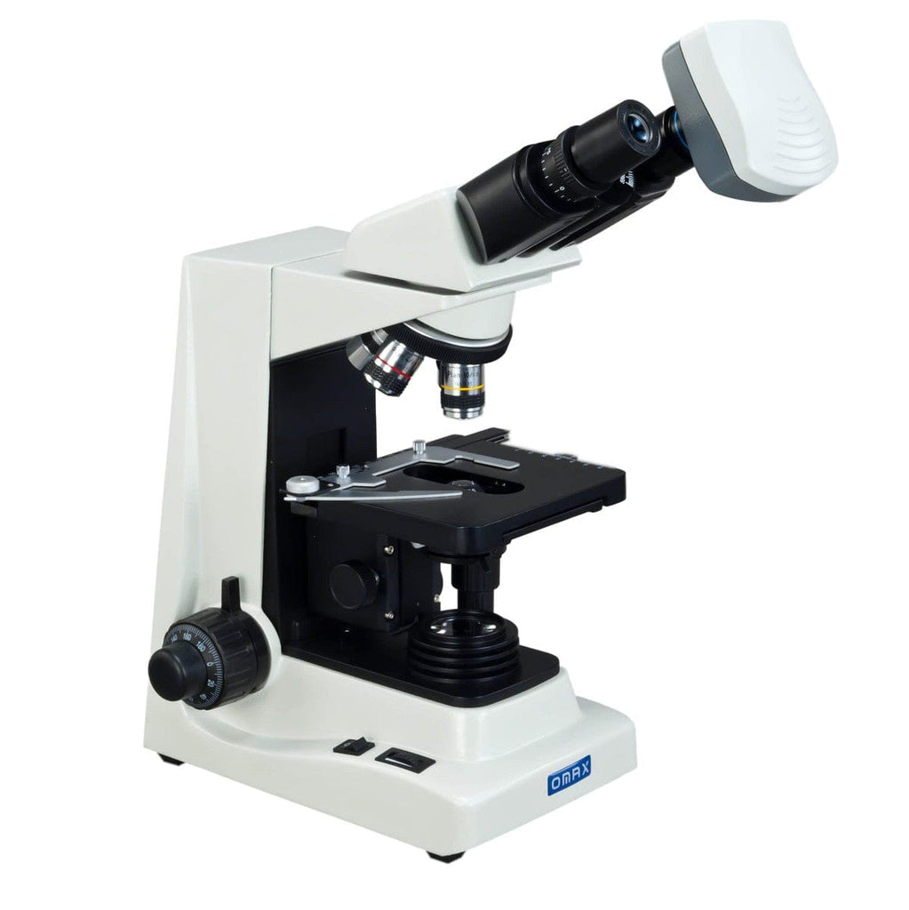 Omax Compound Microscope OMAX M824 Series Siedentopf PLAN Binocular Compound Microscope 40X-160 ...