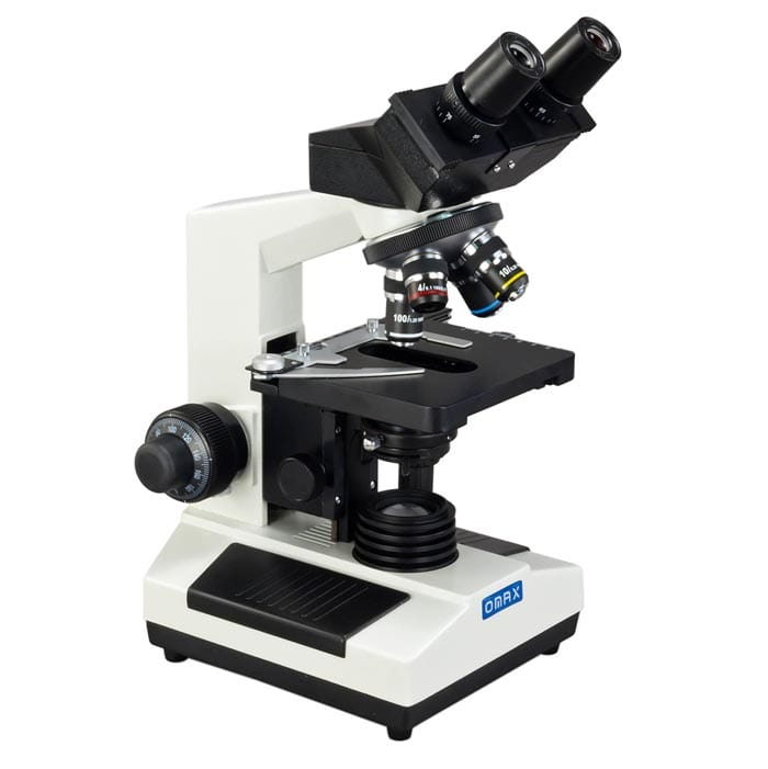 OMAX M827 Series Binocular Compound Microscope 40X400X Magnification