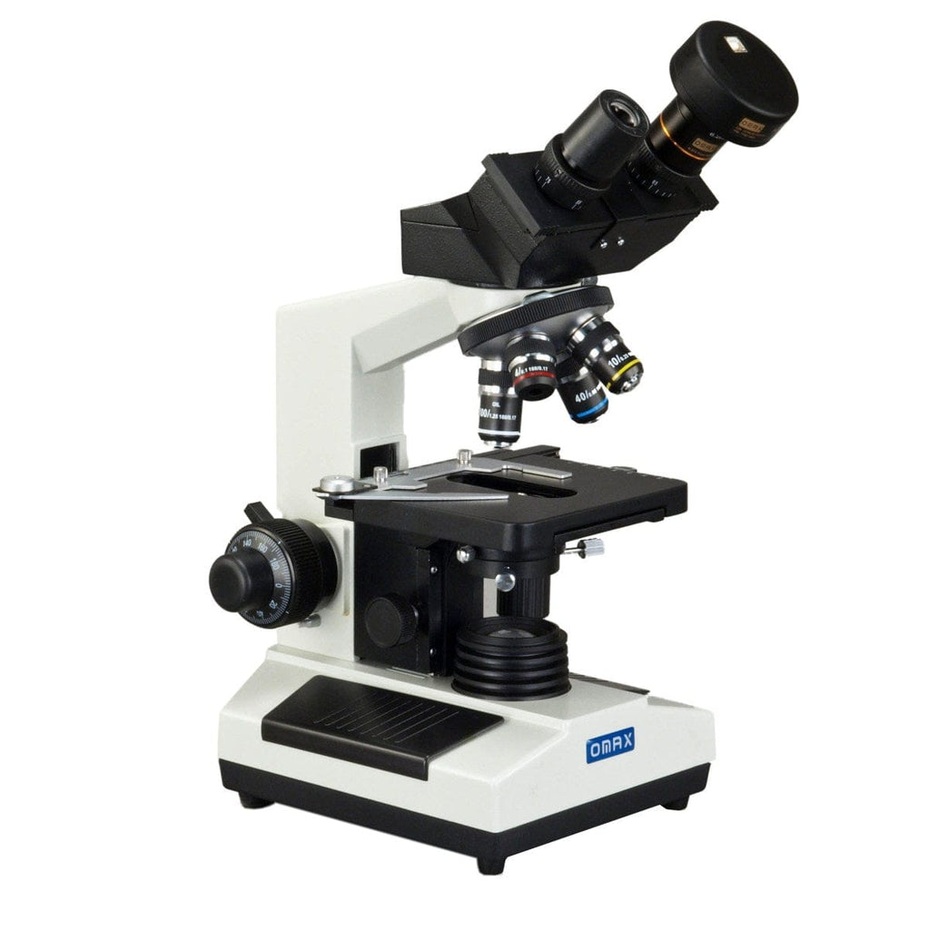 OMAX M827 Series Binocular Compound Microscope 40X2000X Magnification