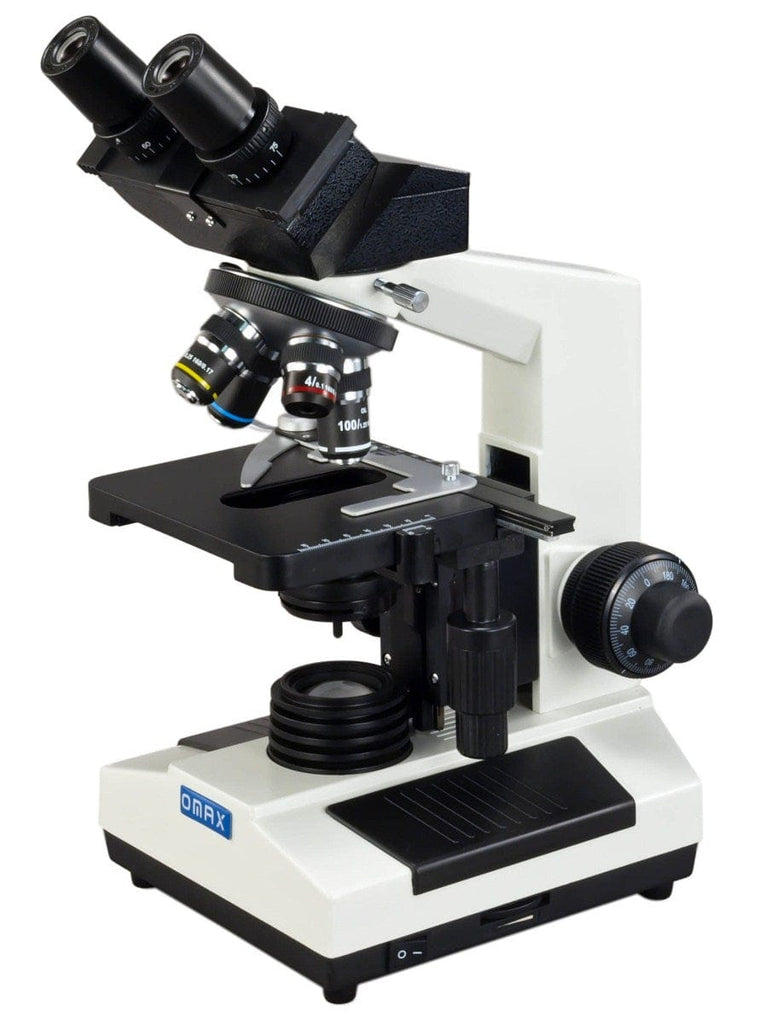 OMAX M827 Series Binocular Compound Microscope 40X-2000X Magnification ...