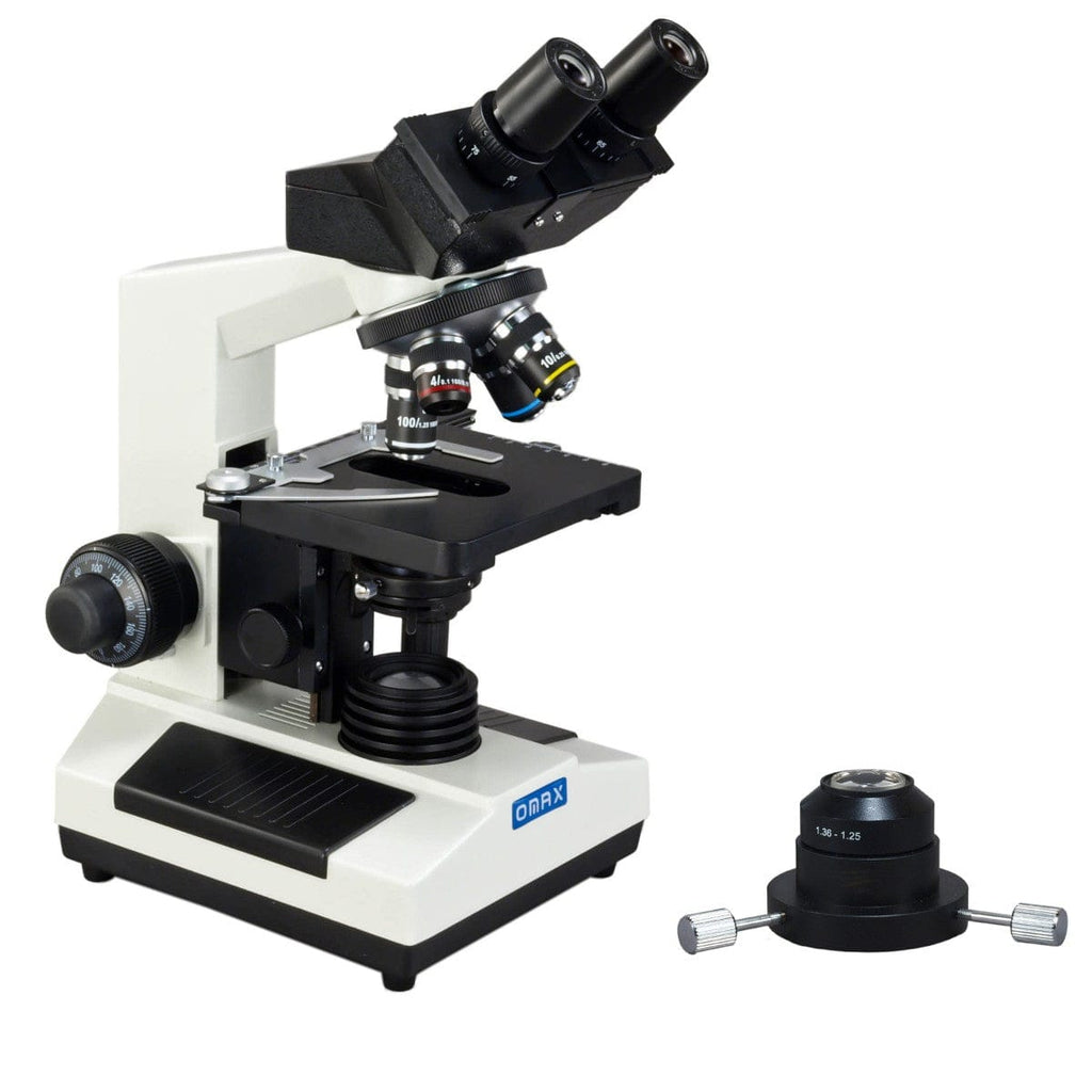 OMAX M827 Series Binocular Compound Microscope 40X2000X Magnification