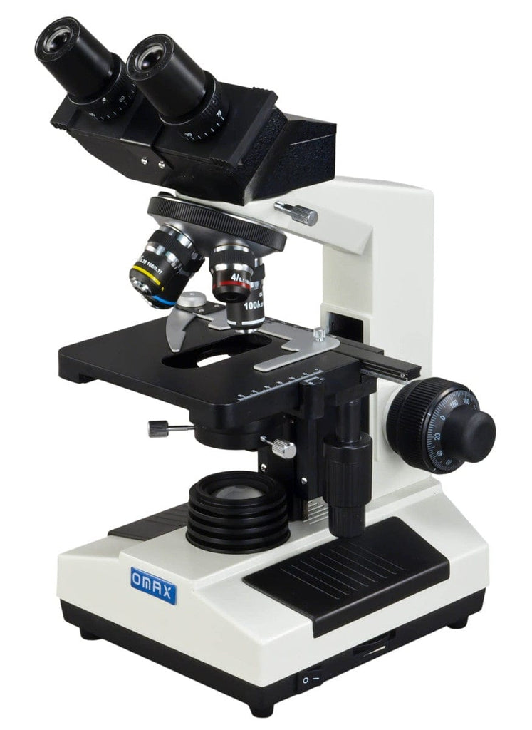 OMAX M827 Series Binocular Compound Microscope 40X-2000X Magnification ...