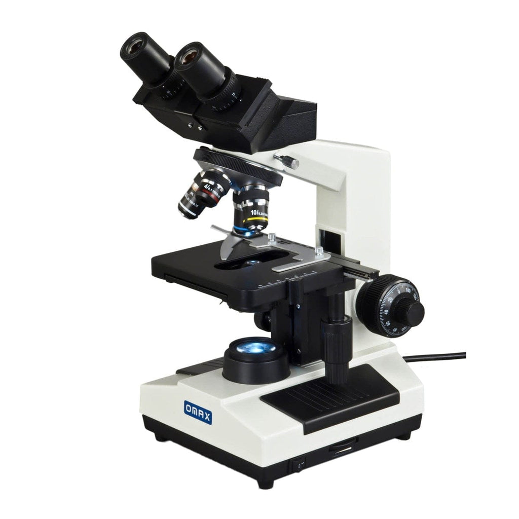 OMAX M827 Series Biological Binocular Compound Microscope 40X-2000X Ma ...