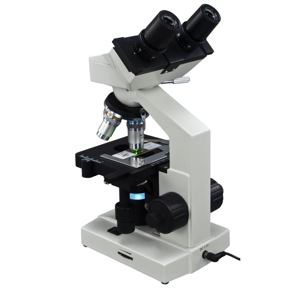 OMAX M82E Series LED Binocular Compound Microscope 40X-2500X Magnifica ...