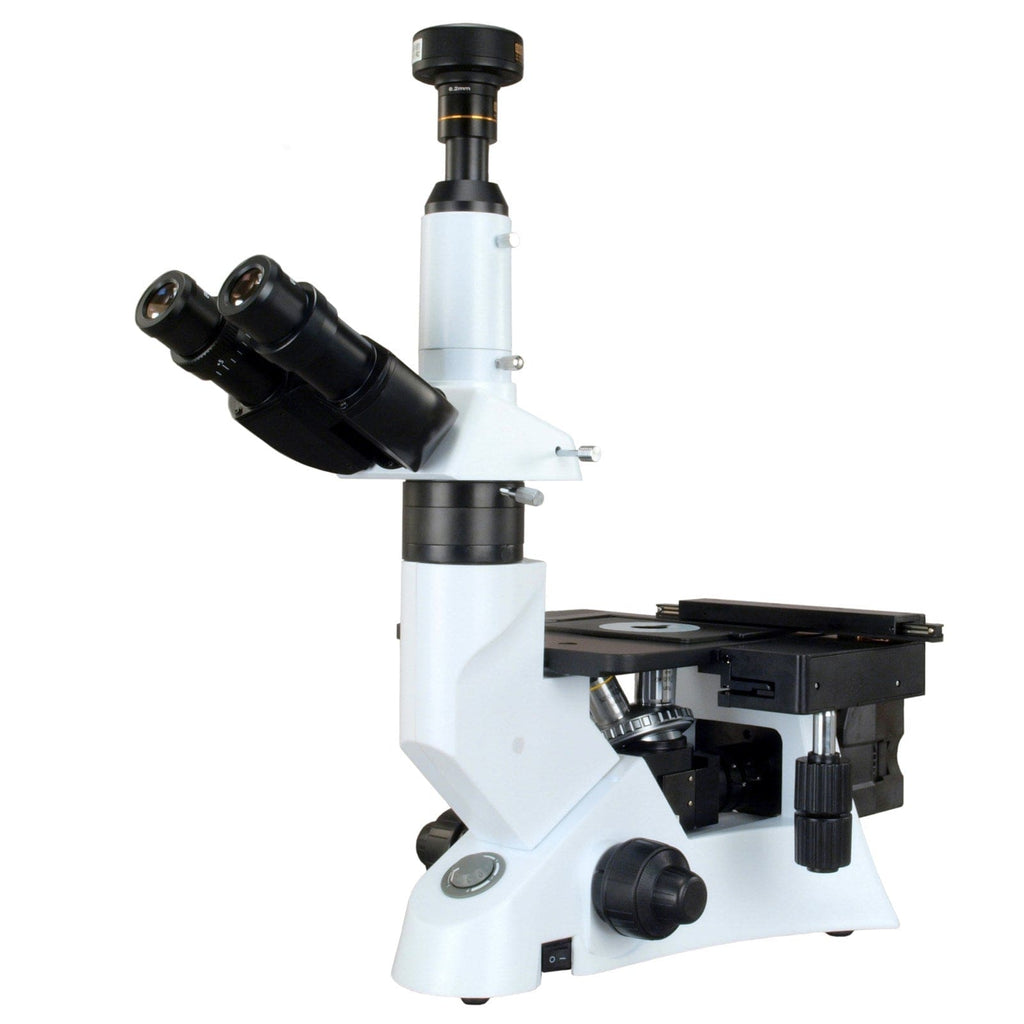 OMAX M83 Series PLAN Trinocular Inverted Infinity Metallurgical Polari ...