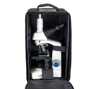 40X-2000X M8311 Series Trinocular Lab Compound Microscope + Vinyl Carrying Case