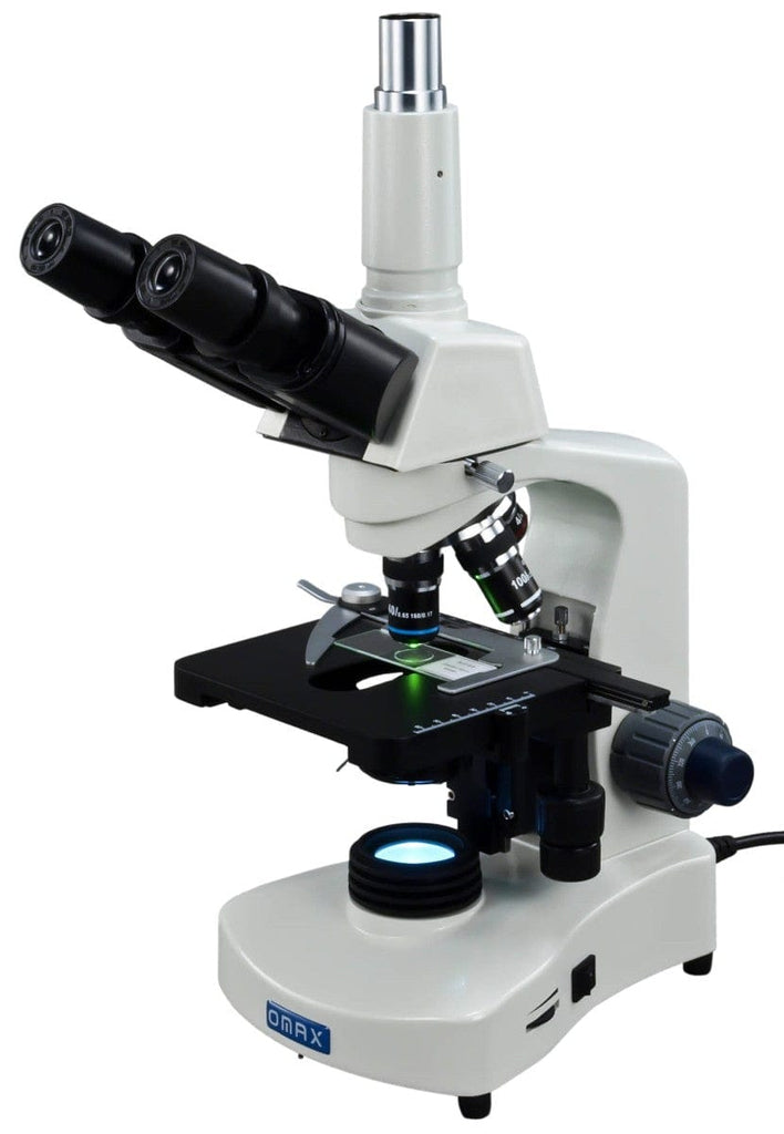 OMAX M8311 Series Trinocular Lab Darkfield Compound Microscope 40X-200 ...