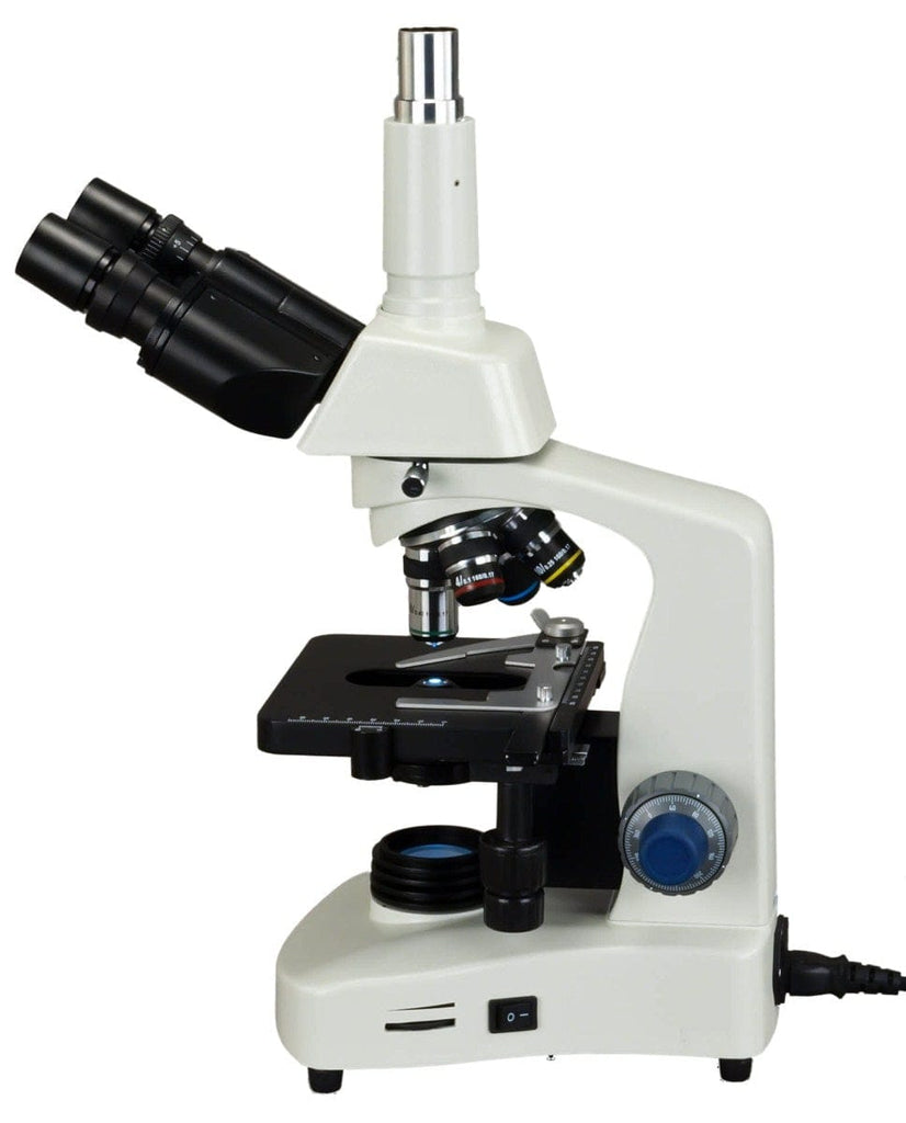 OMAX M8311 Series Trinocular Lab Compound Microscope 40X-400X Magnific ...