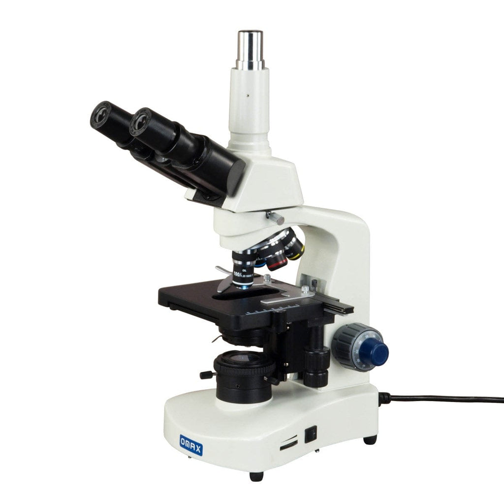 OMAX M8311 Series Siedentopf LED Trinocular Compound Microscope 40X-25 ...