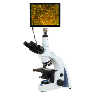 OMAX 40X-2000X Touchscreen PLAN Infinity Darkfield Trinocular Siedentopf LED Lab Compound Microscope