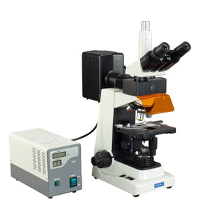 OMAX 40X-1600X Lab EPI-Fluorescence Trinocular Compound Microscope System