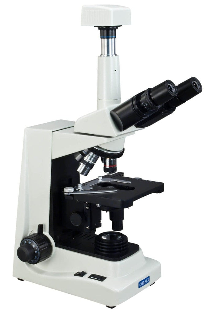 OMAX Digital PLAN Lab Trinoclar Compound Microscope 40X-1600X Magnific ...