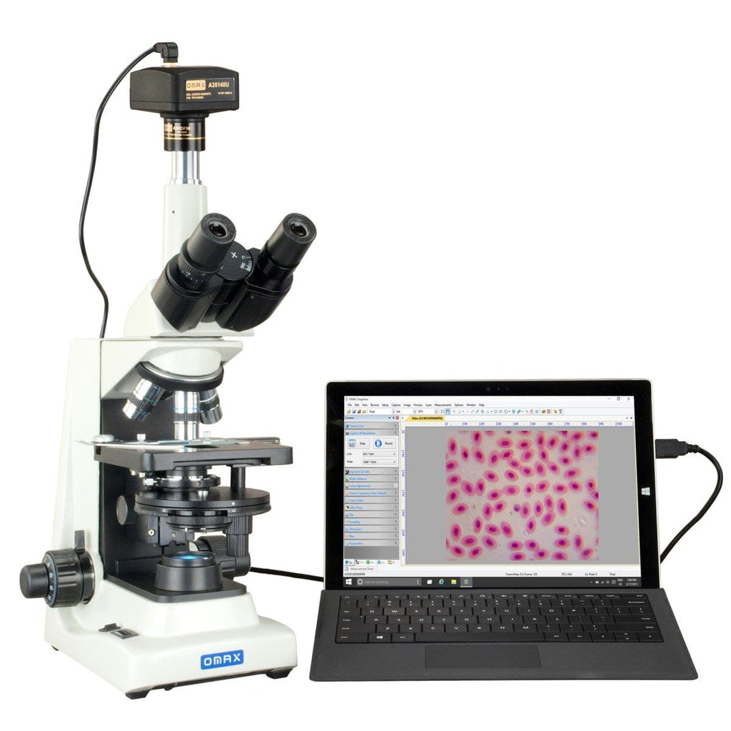 Turrets Lab OMAX M834 Series PLAN Phase Contrast Turret Lab Trinocular Compound Mi ...
